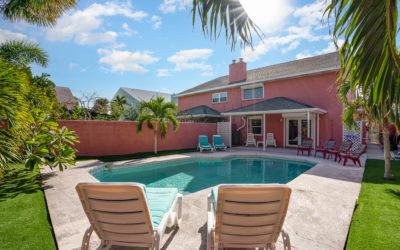 Three bedroom, beachside townhome with pool